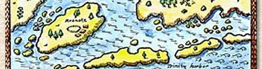 First Map of Roanoke Island